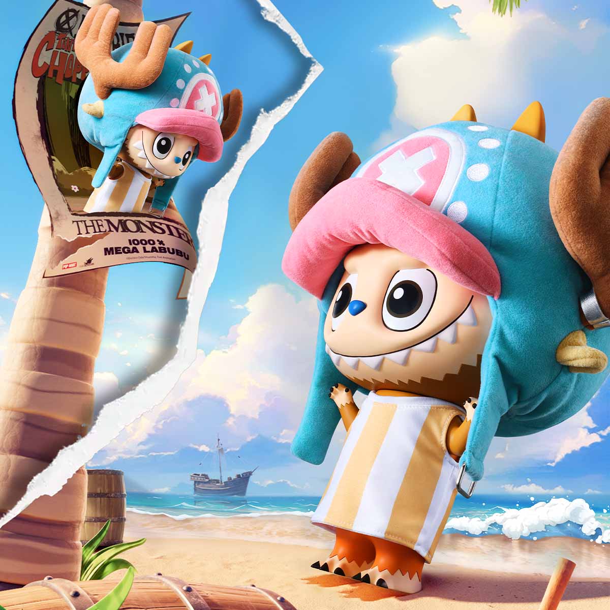 MEGA LABUBU 400% TONY TONY CHOPPER
